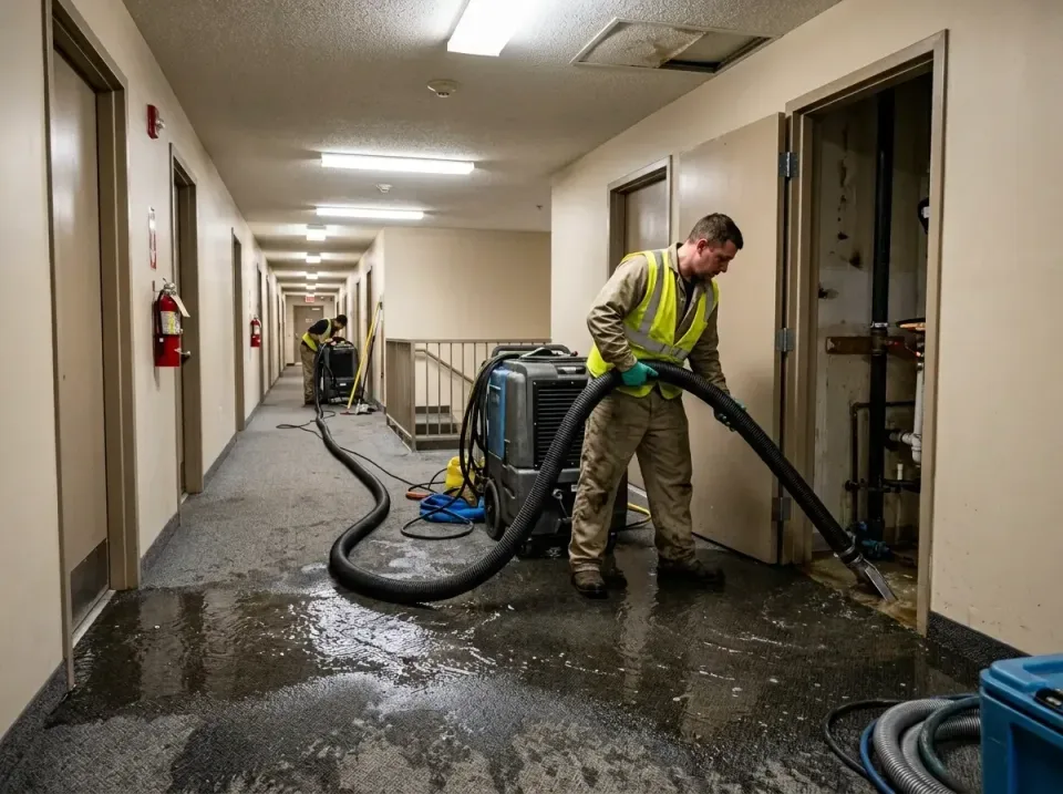 multi-unit-apartment-hallway-f-005 — frequently asked questions, Emergency Burst Pipe Water Extraction & Removal in Chickama…